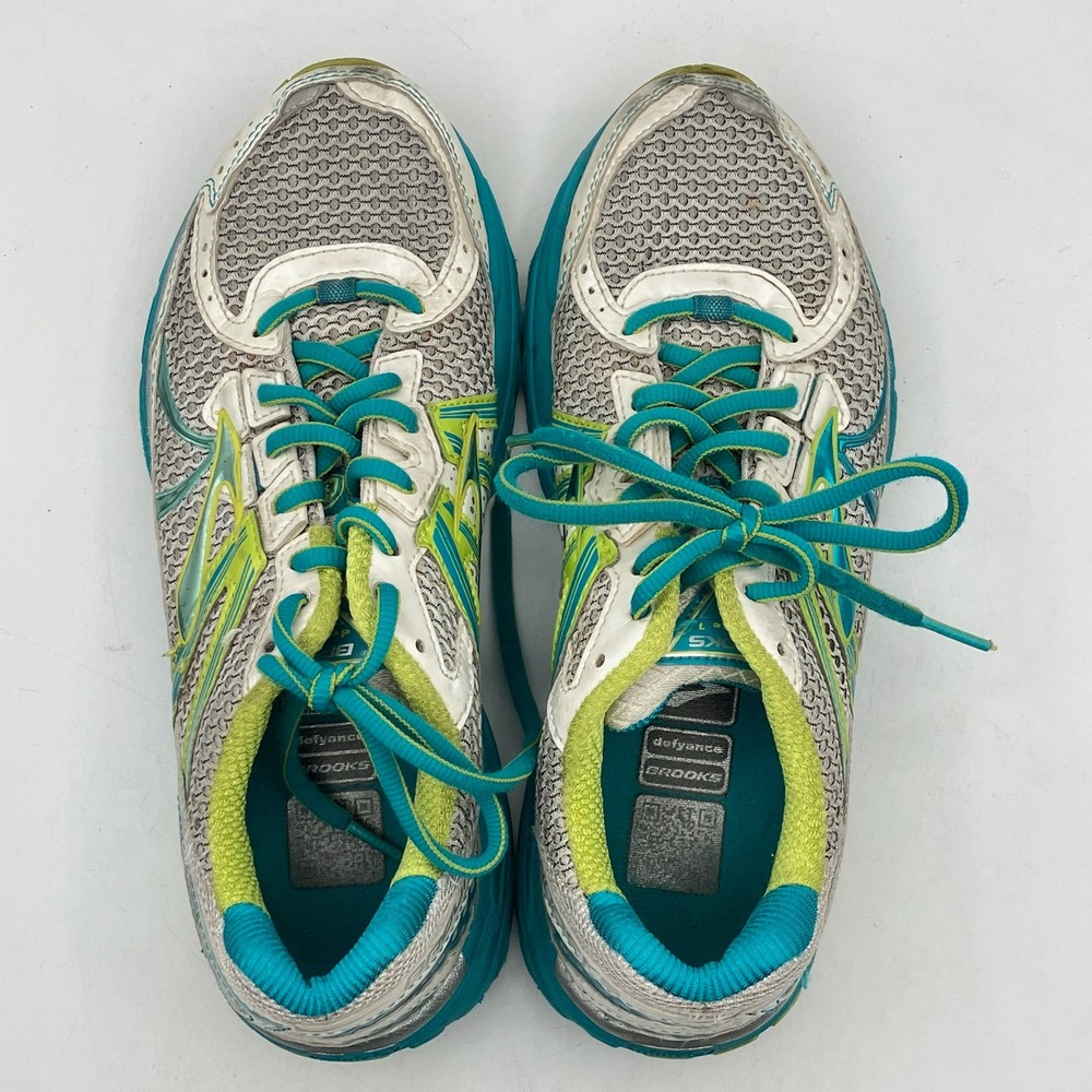 Brooks Defyance D4 Womens Running Shoes Size 8 Turquoise Green‎ Sneakers - Picture 6 of 8